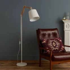 Caleb Floor Lamp - White -Lighting Promotion Store 12809239 8234832987395329