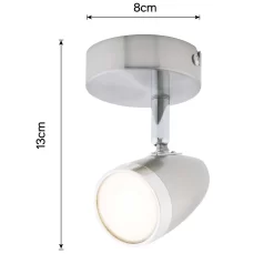 Vector 1 Bar LED Spotlight - Satin Nickel 10 Vector 1 Bar LED Spotlight - Satin Nickel -Lighting Promotion Store 12810127 1034840948074390