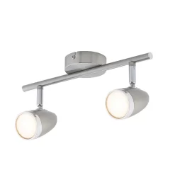 Vector 2 Bar LED Spotlight - Satin Nickel