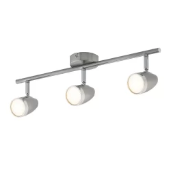 Vector 3 Bar LED Spotlight - Satin Nickel