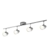 Vector 4 Bar LED Spotlight - Satin Nickel