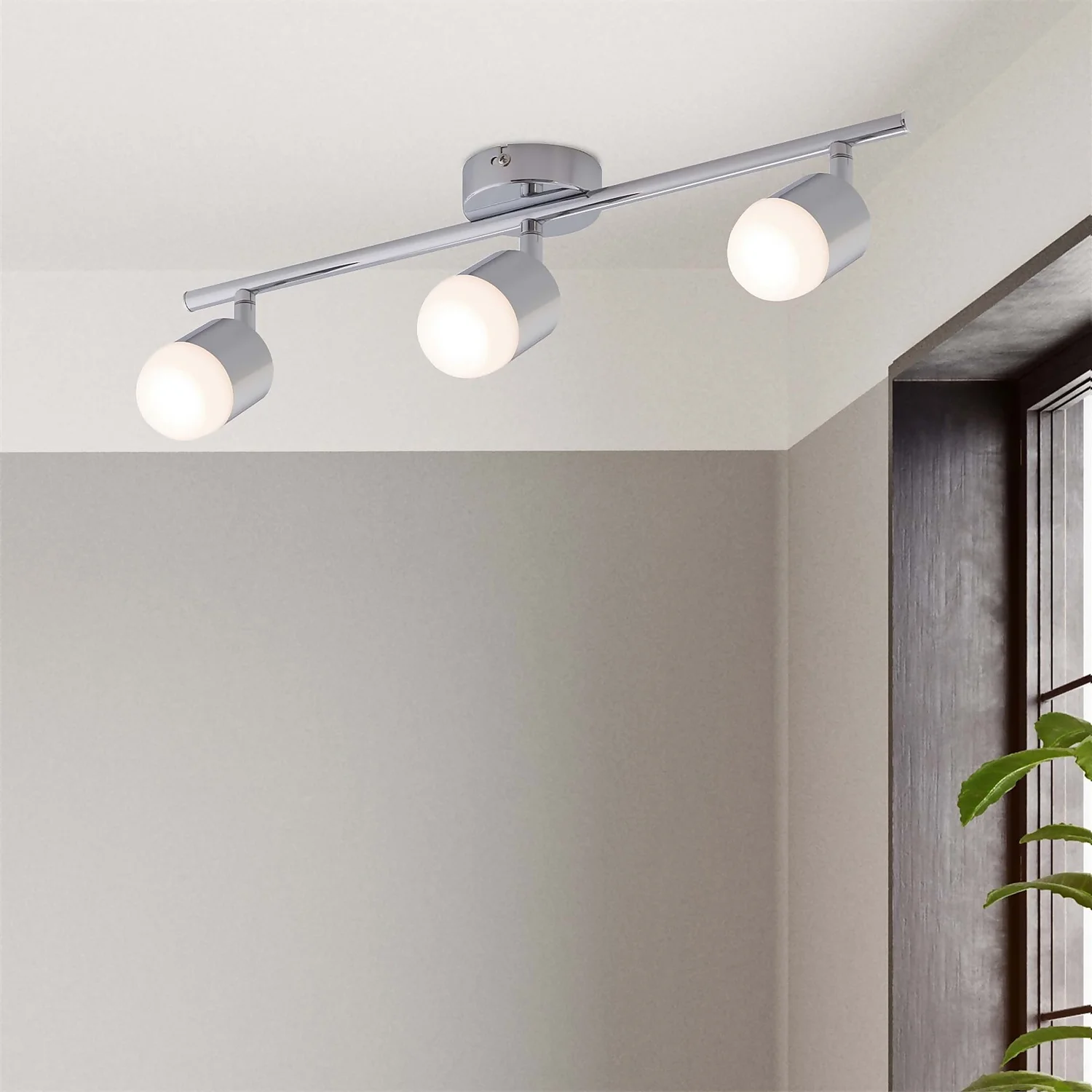 Pallas 3 Bar 4W LED Spotlight - Chrome 4 Pallas 3 Bar 4W LED Spotlight - Chrome - Image 2