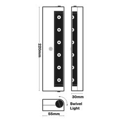 Arlec 6 LED Swivel Cabinet Light 2 Pack -Lighting Promotion Store 12813230 8855007580127034
