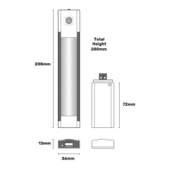 Arlec Lithium PIR LED Light Bar 28cm -Lighting Promotion Store 12813238 1255007580265661