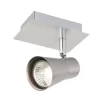 Swansea 1x 35W Spotlight - Brushed Stainless Steel 1 Swansea 1x 35W Spotlight - Brushed Stainless Steel -Lighting Promotion Store 12813668 1734843086220923