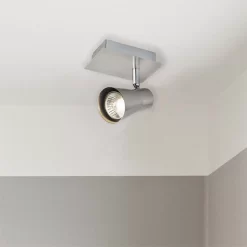 Swansea 1x 35W Spotlight - Brushed Stainless Steel -Lighting Promotion Store 12813668 5154843086256866