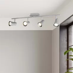 Swansea 4x 35W Spotlight - Brushed Stainless Steel -Lighting Promotion Store 12813798 1804843086387885