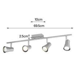 Swansea 4x 35W Spotlight - Brushed Stainless Steel -Lighting Promotion Store 12813798 3324843086454485