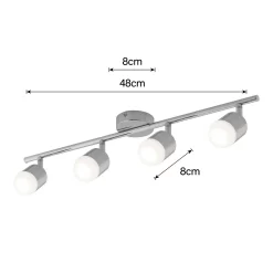 Pallas 4x 5W LED Spotlight - Chrome -Lighting Promotion Store 12813806 5574843086961875