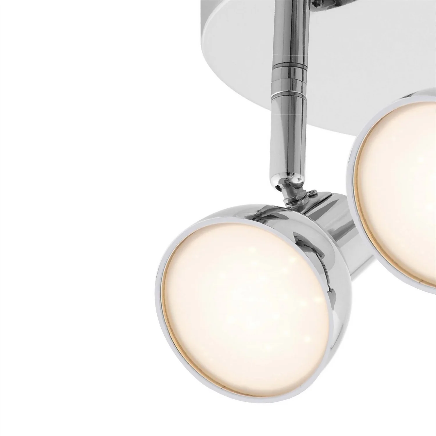 Apollo 3x 5W Round Plate LED Spotlight - Chrome 5 Apollo 3x 5W Round Plate LED Spotlight - Chrome - Image 3