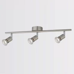 Rochdale 3 Lamp Spotlight Bar - Brushed Stainless Steel -Lighting Promotion Store 12815760 1524843350319008