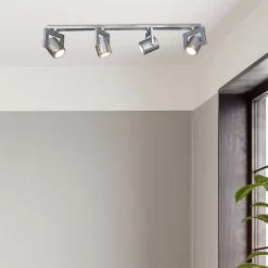 Yorkie 4 Lamp Spotlight Bar - Satin Nickel -Lighting Promotion Store 12815954 1804843347416628