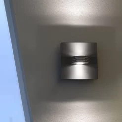 Lutec Split LED Up & Down Outdoor Wall Light - Anthracite