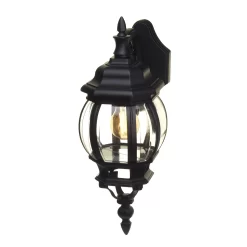 Lutec Canterbury E27 Outdoor Wall Lantern - Black -Lighting Promotion Store 12819092 1504840987871118
