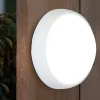 Lutec Slim Outdoor Wall Light - White