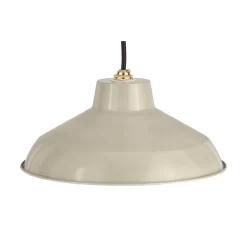Retro Metal Easy Fit Pendant Light Shade - Cream