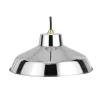 Retro Metal Easy Fit Pendant Light Shade - Chrome