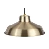 Retro Metal Easy Fit Pendant Shade - Brass -Lighting Promotion Store 12819605 3204831916781015