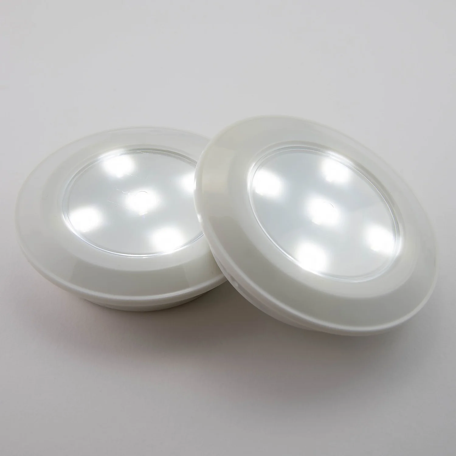 Arlec 2 Pack Round LED Push Lights 6 Arlec 2 Pack Round LED Push Lights - Image 4
