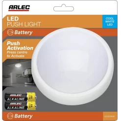 Arlec Round LED Push Light -Lighting Promotion Store 12823663 9364833201183504