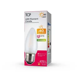 TCP Filament Candle Coat 40W ES Warm Dimmable Light Bulb -Lighting Promotion Store 12824456 3534963830051996