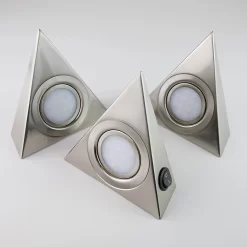 Arlec 3 Pack LED Triangle Cabinet Lights -Lighting Promotion Store 12825180 1965007594796326