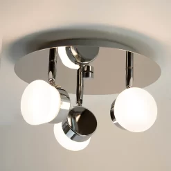 Paisley LED Bathroom Round Plate Spotlight - 3 X 4.5W -Lighting Promotion Store 12826177 5864958071660986