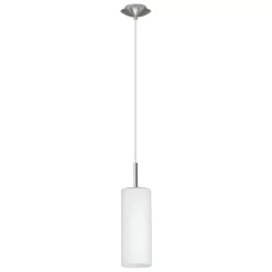 Eglo Troy 3 (1 Light) Pendant Light - Satin Nickel