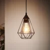 Eglo Tarbes Small Pendant Light - Black -Lighting Promotion Store 12836707 1214940998958715
