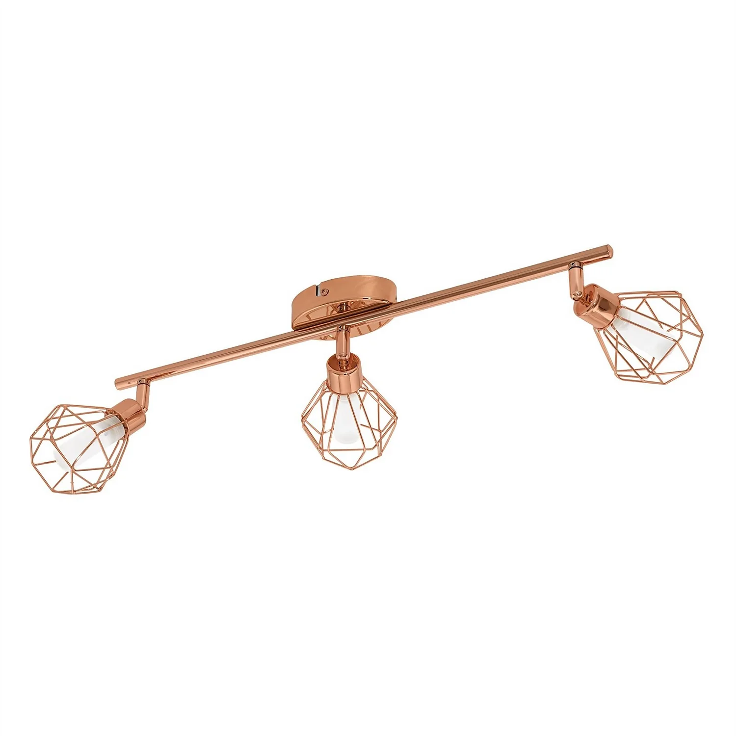Eglo Zapata Triple Spotlight - Copper 3 Eglo Zapata Triple Spotlight - Copper