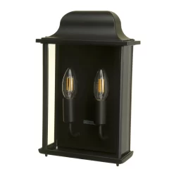 Lutec Holly Outdoor Wall Lantern - Black -Lighting Promotion Store 12840506 1854833193230978