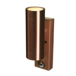 Lutec Rado Up & Down Outdoor Wall Light With PIR Motion Sensor - Copper -Lighting Promotion Store 12840519 2134833192493926