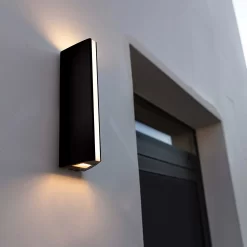 Lutec Leo LED Up & Down Outdoor Wall Light - Anthracite -Lighting Promotion Store 12840627 1824952656643943