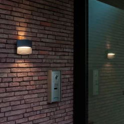 Lutec Lotus LED Up & Down Outdoor Wall Light - Anthracite -Lighting Promotion Store 12840633 1534952657143314