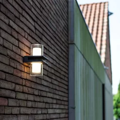 Lutec Tango LED Up & Down Outdoor Wall Light - Anthracite -Lighting Promotion Store 12840635 1674952682956661