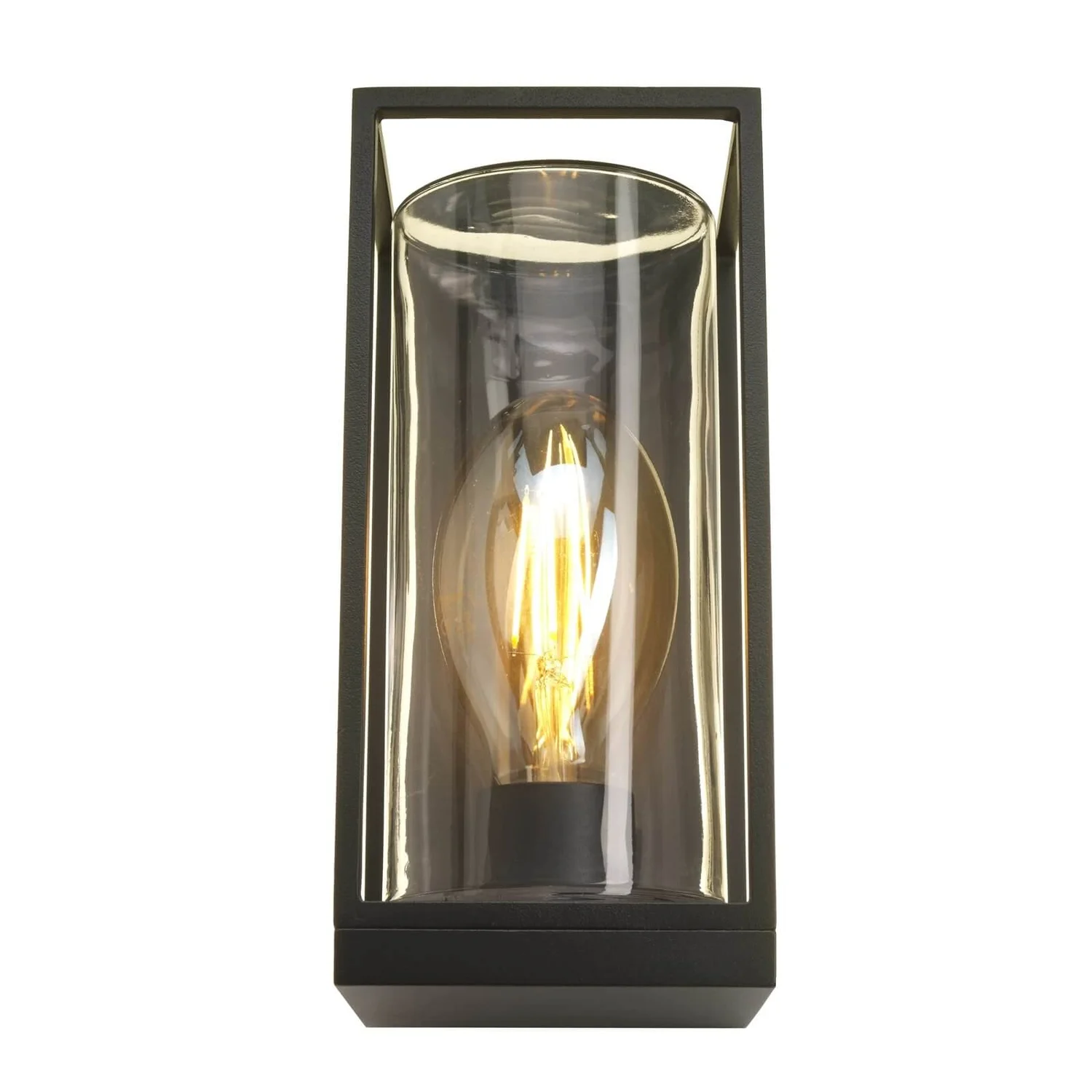 Lutec Flair Flush Outdoor Wall Light - Black 7 Lutec Flair Flush Outdoor Wall Light - Black - Image 5