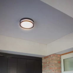 Lutec Rola LED Outdoor Bulkhead Light - Anthracite -Lighting Promotion Store 12840746 1664952682958110