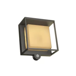 Lutec Curtis Solar LED Outdoor Wall Light With PIR Motion Sensor -Lighting Promotion Store 12840750 3004833192350646