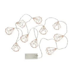 None Copper Geo Battery String Lights -Lighting Promotion Store 12842422 2704934499085728
