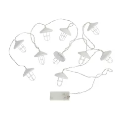 None White Lantern Battery String Lights -Lighting Promotion Store 12842426 2424924143093633