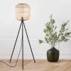 Eglo Bordesley Wooden Floor Lamp -Lighting Promotion Store 12879397 1144938652836777
