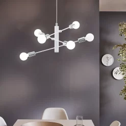 EGLO Gradoli 6 Light Baton Pendant