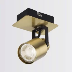 Lucy Single Lamp Spotlight - Gold & Black -Lighting Promotion Store 12882218 1114843518434490
