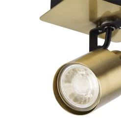 Lucy Single Lamp Spotlight - Gold & Black -Lighting Promotion Store 12882218 8004843518499041