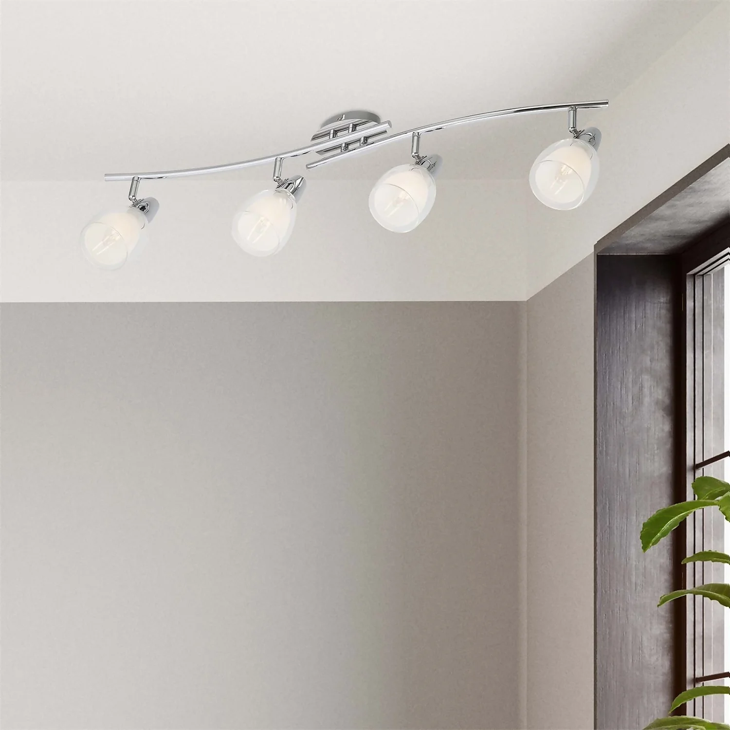 Eliza 4 Lamp Spotlight Bar - Chrome 4 Eliza 4 Lamp Spotlight Bar - Chrome - Image 2