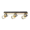 Lucy 3 Lamp Spotlight Plate - Gold & Black 1 Lucy 3 Lamp Spotlight Plate - Gold & Black -Lighting Promotion Store 12882221 4874843518922302