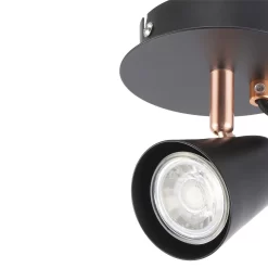 Emma Single Lamp Spotlight - Black & Copper -Lighting Promotion Store 12882227 1814843519303134