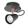 Emma Single Lamp Spotlight - Black & Copper -Lighting Promotion Store 12882227 7714843519259109
