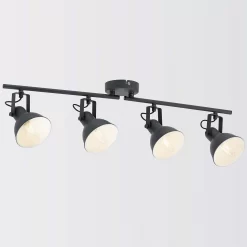 Alfie 4 Lamp Spotlight Bar - Grey -Lighting Promotion Store 12882233 5024843520018118