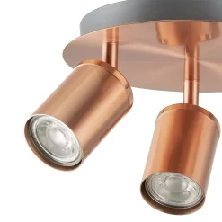 Rose 3 Lamp Spotlight Plate - Rose Gold -Lighting Promotion Store 12882234 1864843521151221